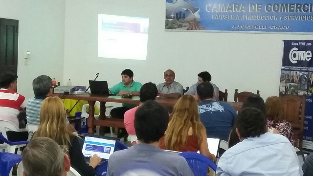 Presentación de productos y servicios en la Cámara de Comercio de Castelli