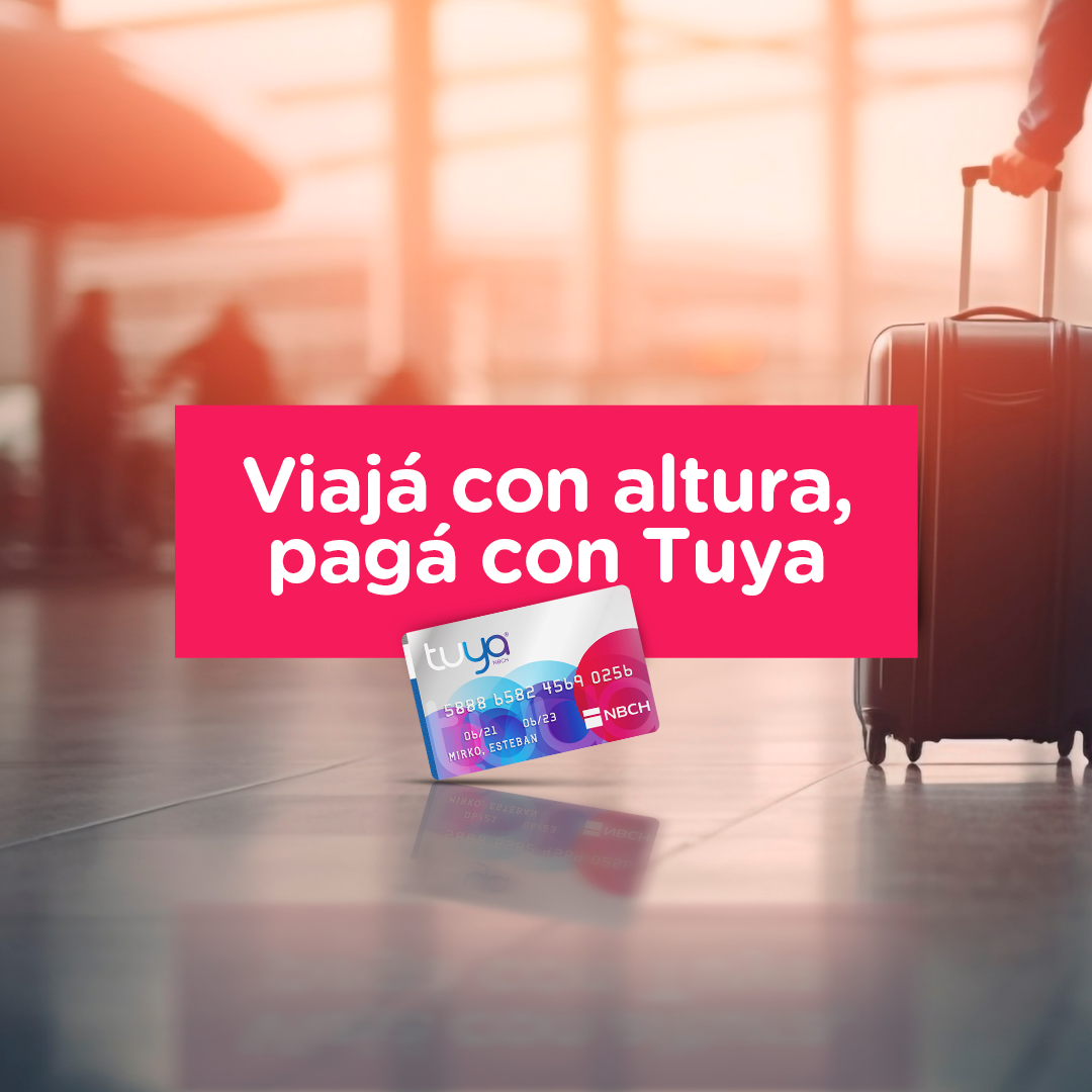 NBCH renovó la promoción de Tuya para volar con Aerolíneas Argentinas