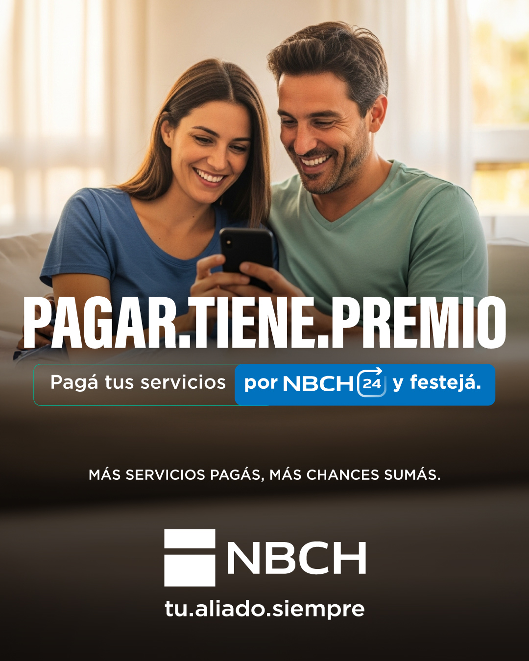 Pagar servicios desde el celular tiene premio
