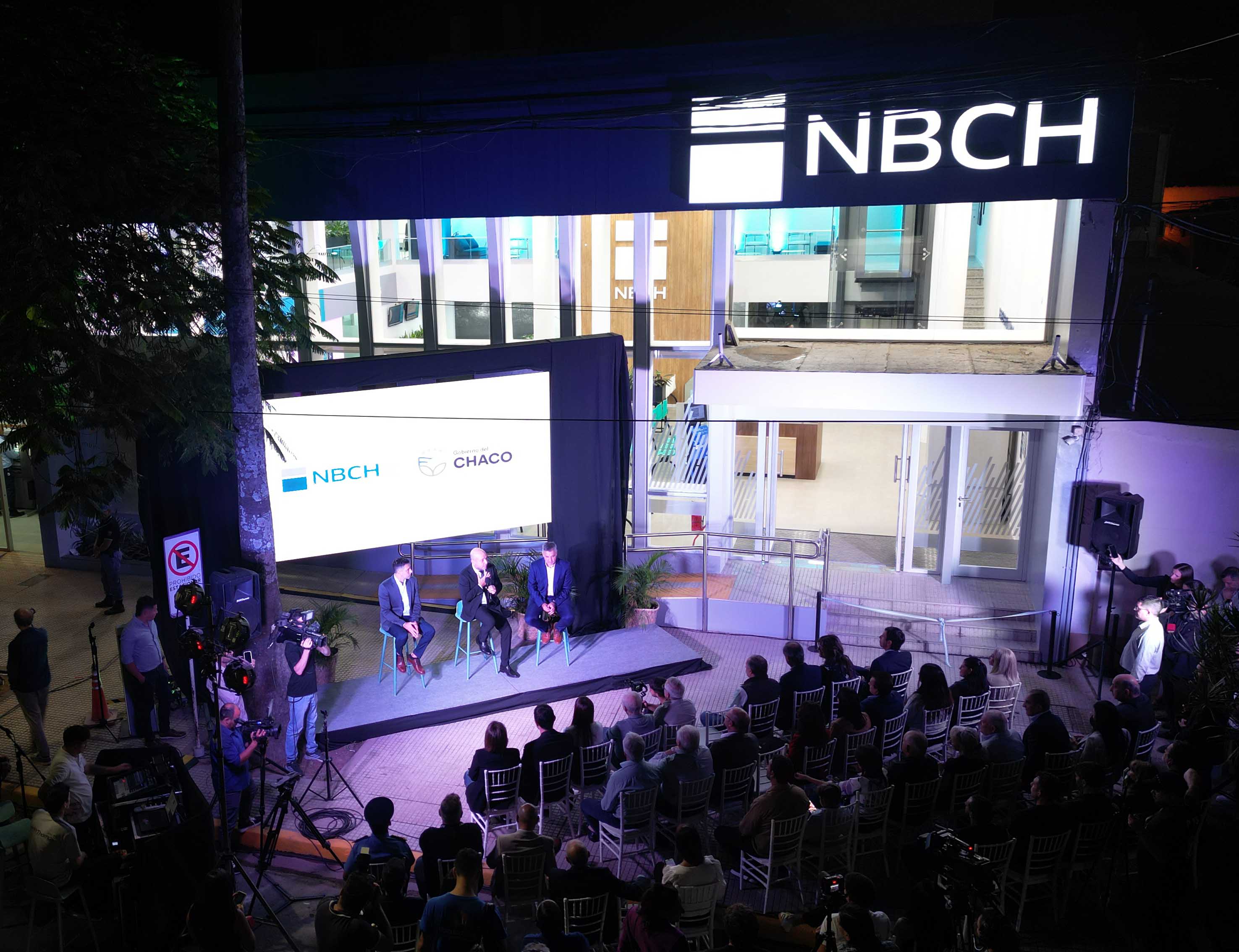 NBCH inauguró la remodelación total de la Sucursal 25 de Mayo