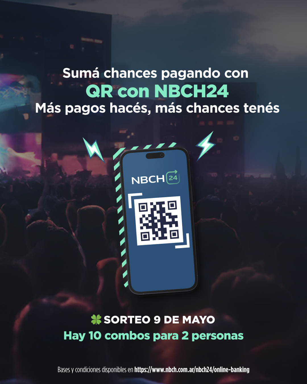 NBCH24 sortea paquetes a Rock al Puerto para ver a Dillom, Bersuit y Las Pelotas en Asunción