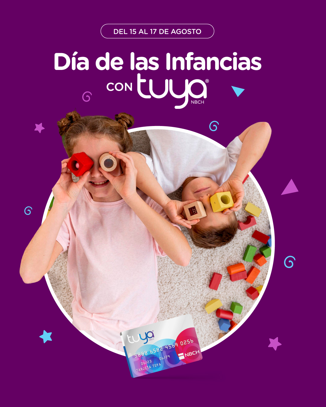 Día de las Infancias con Tarjeta Tuya: cuotas sin interés más bonificación en comercios adheridos 