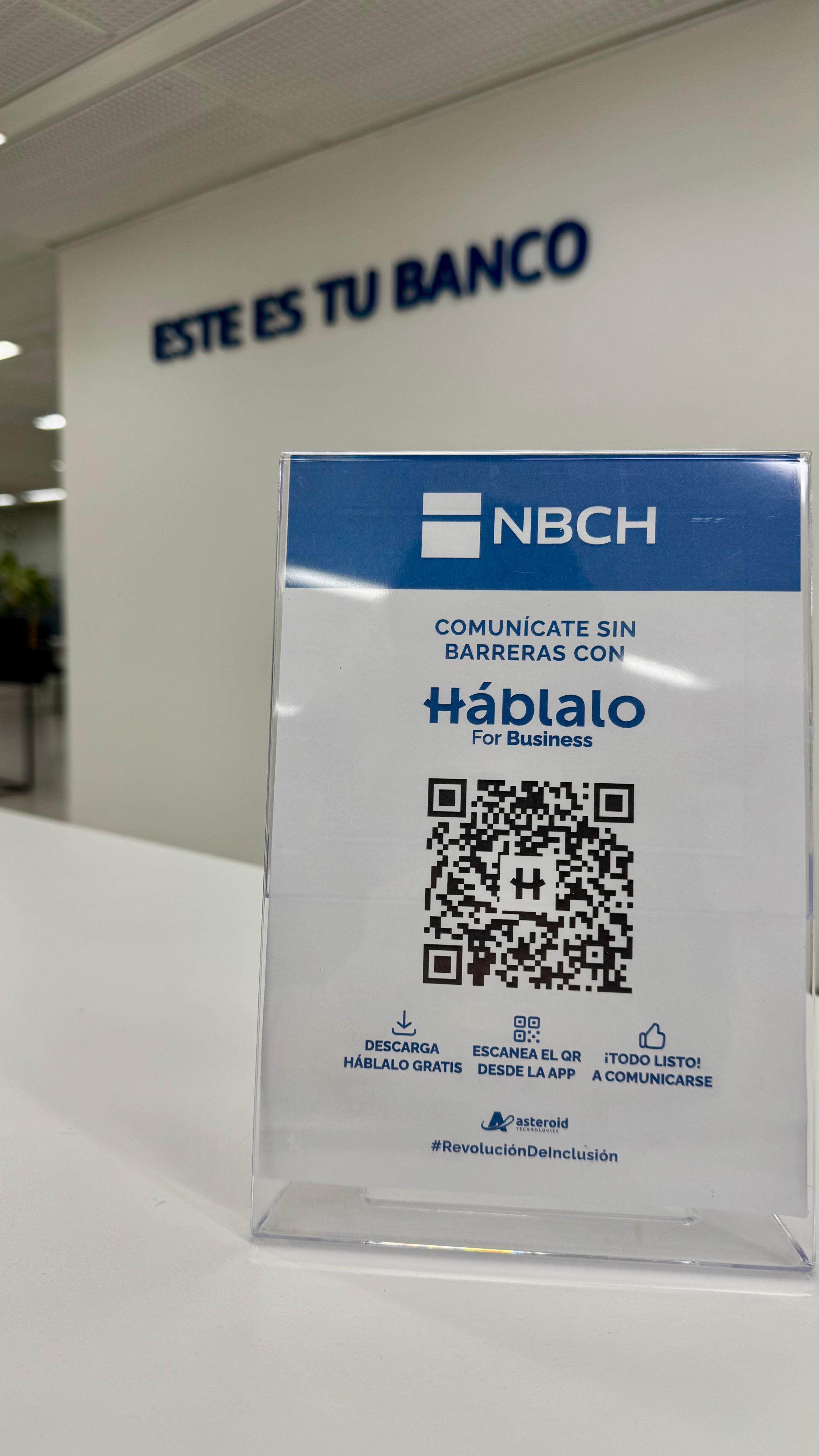 NBCH brinda servicios adaptados para personas con discapacidad