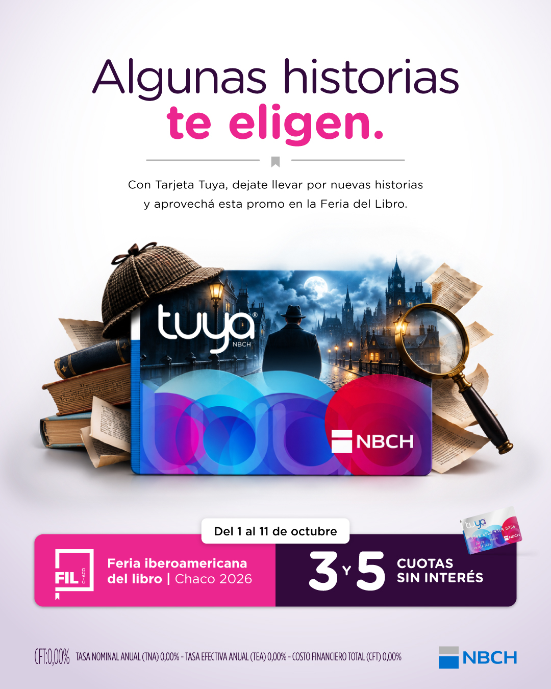 Con Tuya, dejate llevar por nuevas historias en la Feria Iberoamericana del Libro