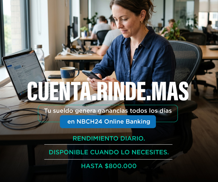 El sueldo rinde más en NBCH24 con crecimiento todos los días