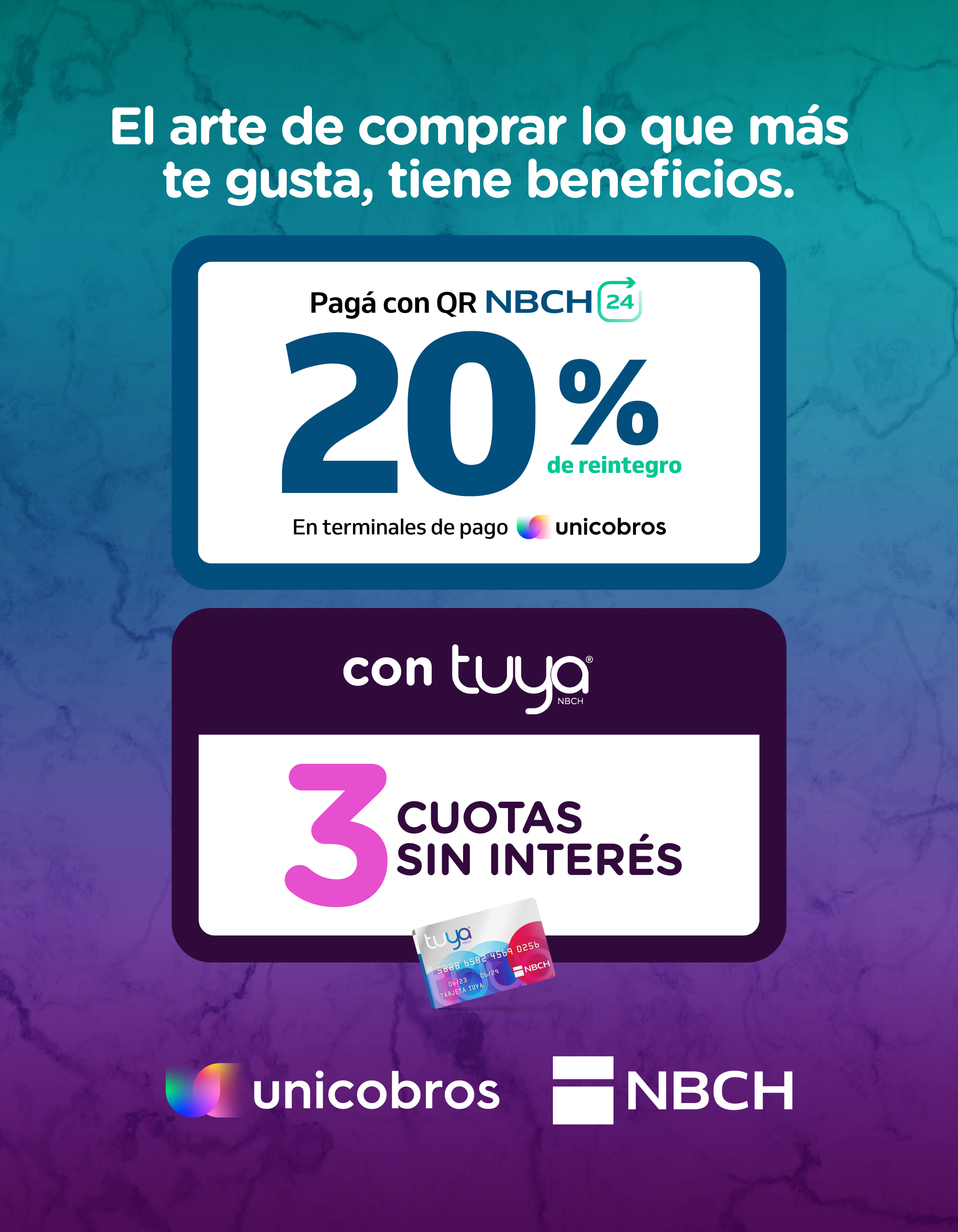 Disfrutá la Bienal con Tuya y NBCH24: promociones para vivir el arte con beneficios especiales